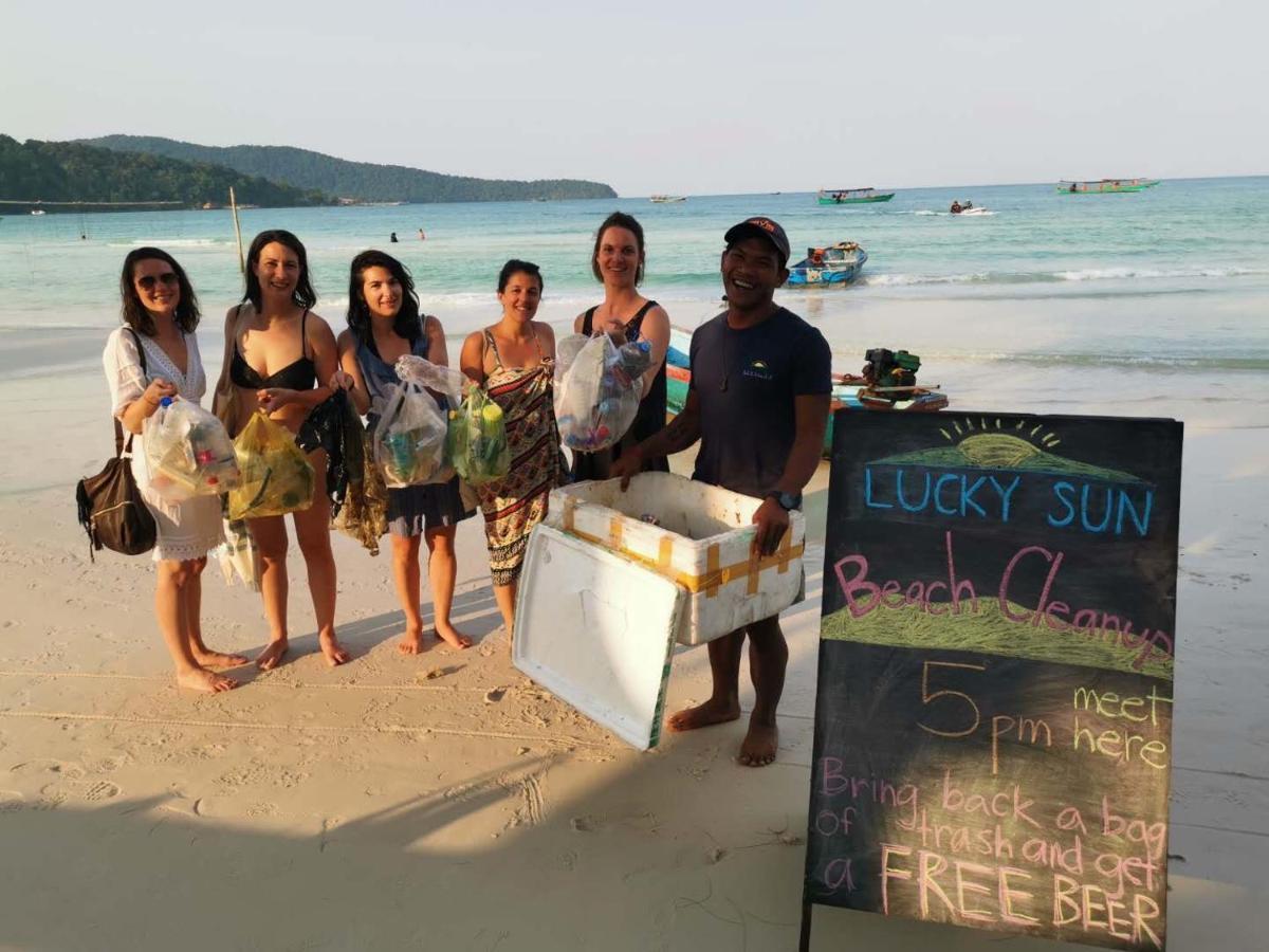 Auberge de jeunesse Lucky Sun Saracen Bay à Koh Rong Sanloem Extérieur photo